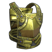 Buy Rust metal torso plate Gold Lord Chestplate skin