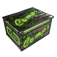 Buy Rust wooden box Neon Small Comps Storage skin