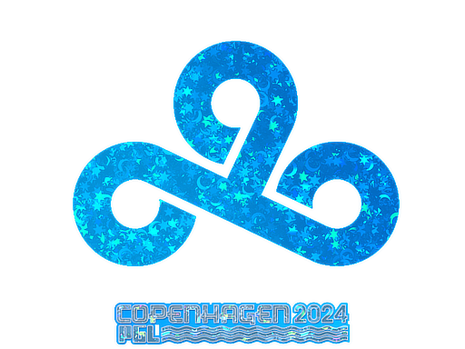 Buy CS2 sticker Sticker | Cloud9 (Glitter) | Copenhagen 2024 skin
