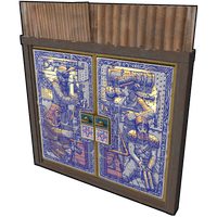 Buy Rust misc Porcelain Sheet Metal Double Door skin