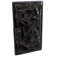 Buy Rust sheet metal door Melted Blast Door skin