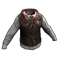 Buy Rust clothing Cowboy Sheriff Hoodie skin