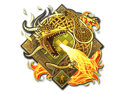 Buy CS2 sticker Sticker | Dragon Lore (Foil) skin