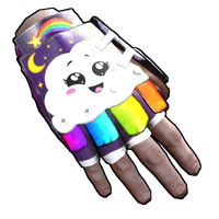 Buy Rust clothing Rainbow Pony Roadsign Gloves skin
