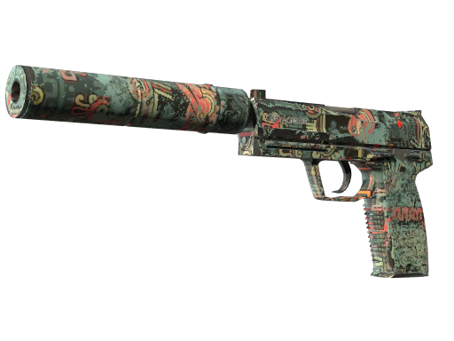 Buy CS2 pistol Souvenir USP-S | Ancient Visions (Well-Worn) skin