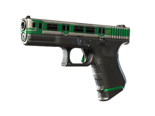 Buy CS2 pistol Souvenir Glock-18 | Green Line (Factory New) skin