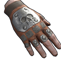 Buy Rust burlap gloves Tailgunner Gloves skin