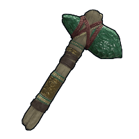 Buy Rust weapon Aztec Jade Hachet skin