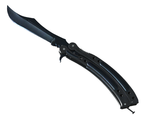 Buy CS2 knife ★ Butterfly Knife | Blue Steel (Factory New) skin