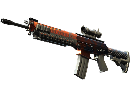 Buy CS2 rifle SG 553 | Danger Close (Minimal Wear) skin