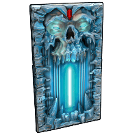 Buy Rust sheet metal door Frozen Crypt Door skin