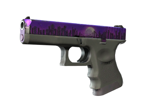 Buy CS2 pistol Glock-18 | Moonrise (Well-Worn) skin