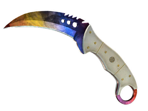 Buy CS2 knife ★ StatTrak™ Talon Knife | Marble Fade (Factory New) skin