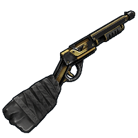 Buy Rust weapon Black Gold Pump Shotgun skin