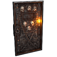 Buy Rust armored metal door Dungeon Armored Door skin