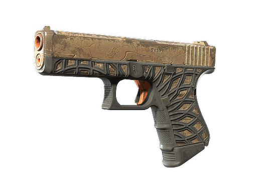 Buy CS2 pistol Glock-18 | Ifrit Lattice (Battle-Scarred) skin