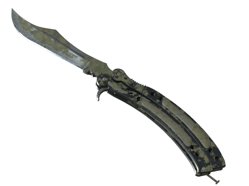 Buy CS2 knife ★ StatTrak™ Butterfly Knife | Safari Mesh (Battle-Scarred) skin