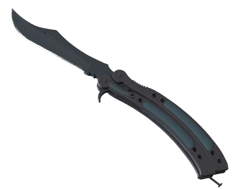 Buy CS2 knife ★ Butterfly Knife | Night (Minimal Wear) skin