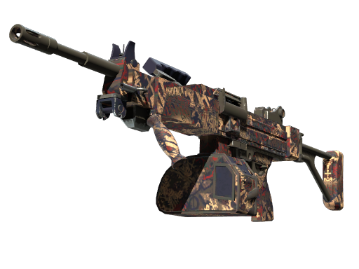 Buy CS2 machinegun Negev | Phoenix Stencil (Minimal Wear) skin