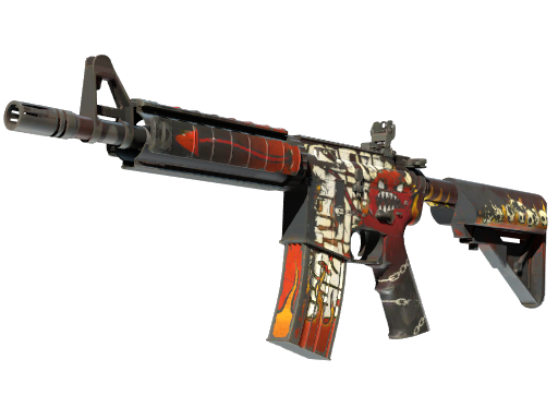 Buy CS2 rifle StatTrak™ M4A4 | Hellfire (Field-Tested) skin