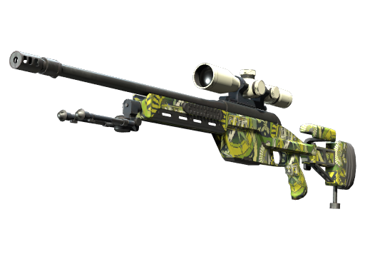 Buy CS2 sniper rifle SSG 08 | Spring Twilly (Minimal Wear) skin