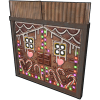 Buy Rust misc Gingerbread Metal Double Door skin