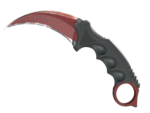 Buy CS2 knife ★ StatTrak™ Karambit | Crimson Web (Field-Tested) skin