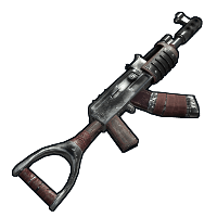 Buy Rust weapon Battle Scarred AK47 skin
