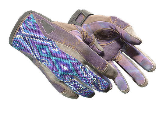 Buy CS2 gloves ★ Sport Gloves | Violet Beadwork (Battle-Scarred) skin