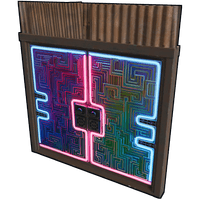 Buy Rust misc Neon Bismuth Metal Double Door skin