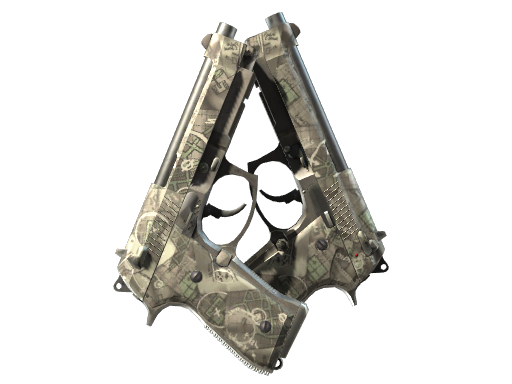 Buy CS2 pistol Dual Berettas | Heist (Factory New) skin