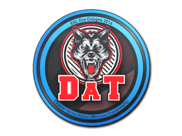 Buy CS2 sticker Sticker | dAT team | Cologne 2014 skin