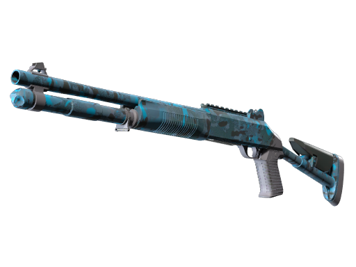 Buy CS2 shotgun XM1014 | VariCamo Blue (Factory New) skin