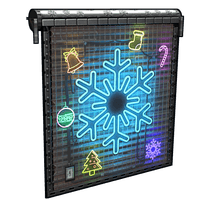 Buy Rust misc Neon Snowflake Garage Door skin