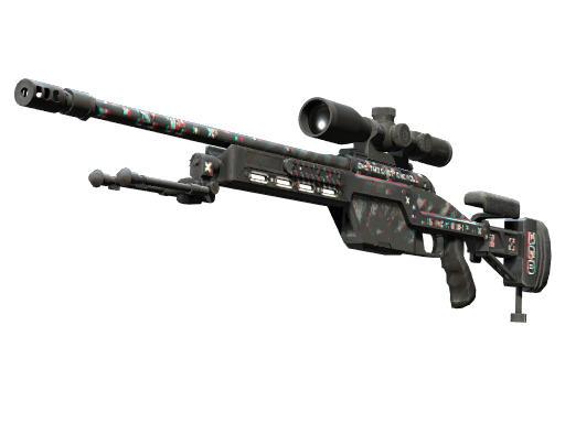 Buy CS2 sniper rifle SSG 08 | Parallax (Battle-Scarred) skin