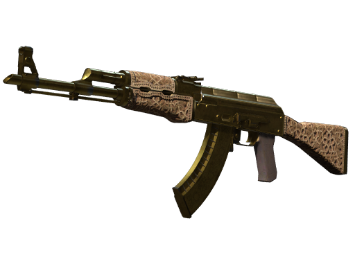 Buy CS2 rifle AK-47 | Gold Arabesque (Battle-Scarred) skin