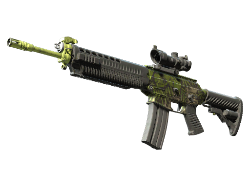 Buy CS2 rifle Souvenir SG 553 | Lush Ruins (Field-Tested) skin