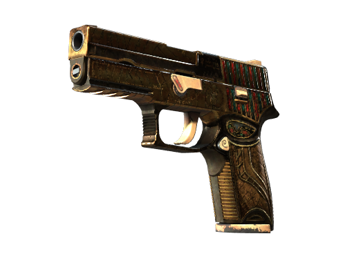 Buy CS2 pistol Souvenir P250 | Apep's Curse (Well-Worn) skin