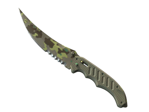 Buy CS2 knife ★ StatTrak™ Flip Knife | Boreal Forest (Minimal Wear) skin