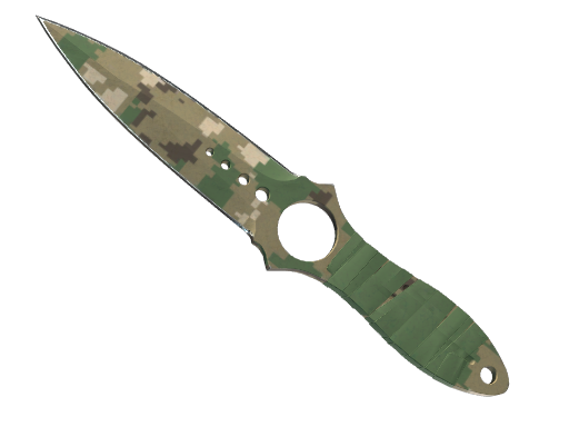 Buy CS2 knife ★ StatTrak™ Skeleton Knife | Forest DDPAT (Well-Worn) skin