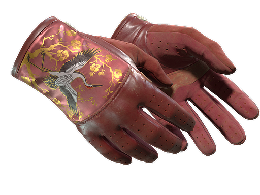 Buy CS2 gloves ★ Driver Gloves | Brocade Crane (Well-Worn) skin
