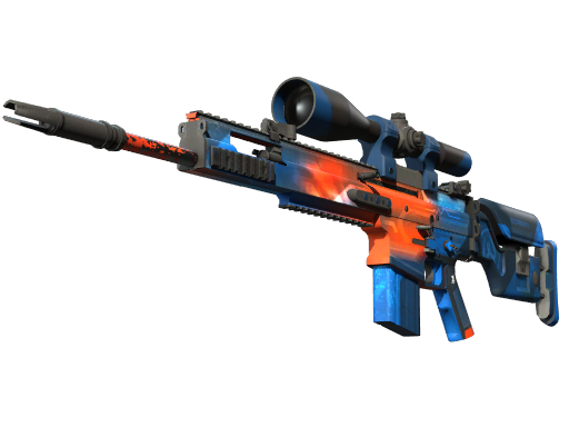 Buy CS2 sniper rifle StatTrak™ SCAR-20 | Cardiac (Well-Worn) skin