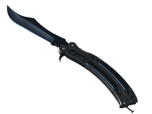 Buy CS2 knife ★ StatTrak™ Butterfly Knife | Blue Steel (Well-Worn) skin