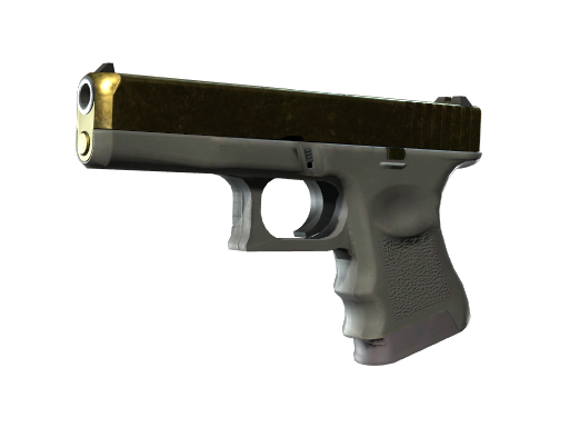 Buy CS2 pistol Glock-18 | Brass (Battle-Scarred) skin