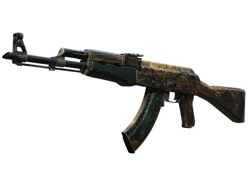 Buy CS2 rifle StatTrak™ AK-47 | Legion of Anubis (Well-Worn) skin