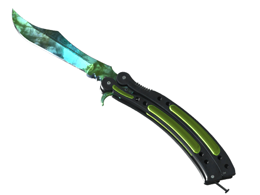 Buy CS2 knife ★ StatTrak™ Butterfly Knife | Gamma Doppler (Factory New) skin
