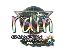 Buy CS2 sticker Sticker | rain (Holo, Champion) | Antwerp 2022 skin