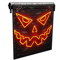 Buy Rust misc Neon Pumpkin Garage Door skin