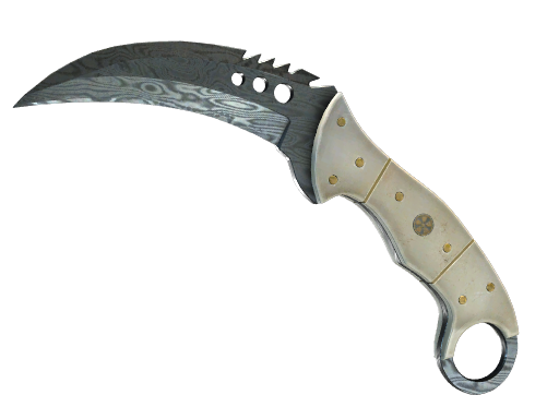 Buy CS2 knife ★ Talon Knife | Damascus Steel (Battle-Scarred) skin