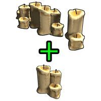 Buy Rust clothing Large Candle Set skin